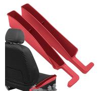 Organizador de llenado de espacio para asientos de coche - Juego de 2 cajas de almacenamiento con ranura para teléfonos, llaves y artículos pequeños | Bloqueador de grietas del vehículo para