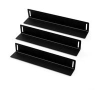 Organizador de maletero de coche ajustable, bloques de almacenamiento, divisor de metal, estabilizador de carga para gestión del espacio del vehículo, 30 x 4 x 5 cm, paquete de 3