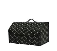 Organizador de Maletero de Coche, Multiusos, Bolsa de Almacenamiento, para Guardar y ordenar, de Cuero, Plegable para emergencias, Gran Capacidad.