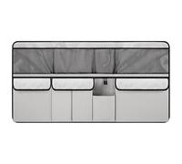 Organizador de Maletero de Coche para Mazda CX-5/CX-5 Sports-Line, Gran Capacidad Tela Oxford para Maletero Bolsa Colgante con Divisores Impermeable,Grey