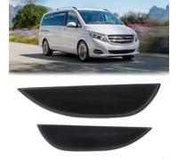 Organizador de manija de puerta de plástico para Mercedes V260 2016 a 2025 | Para V para clase V260, 2016 - 2025, juego de 2 unidades, negro, ajuste perfecto para contorno, protege contra arañazos
