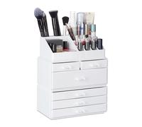 Organizador de maquillaje 16 compartimentos fácil limpieza cajonera de belleza