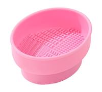Organizador De Maquillaje, 3 en 1 limpio, seco, almacenamiento de brochas de maquillaje, limpiador de brochas de maquillaje, tapete limpiador de brochas de maquillaje, cuenco de limpieza de brochas de