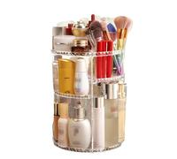 Organizador de Maquillaje 360° Rotating Makeup Organizer with , Adjustable Cosmetic Storage Display Case for Jewelry, Makeup Brushes, Lipsticks and More - Large Capacity Organizador de Cosméticos(B-3)