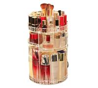 Organizador de Maquillaje 360° Rotating Makeup Organizer with , Adjustable Cosmetic Storage Display Case for Jewelry, Makeup Brushes, Lipsticks and More - Large Capacity Organizador de Cosméticos(A-1)