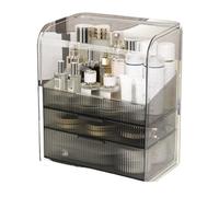 Organizador de Maquillaje Acrylic Cosmetic Display Cases with 2 Drawers and Large Capacity Skincare Storage Box,Make up Organizers and Storage for Vanity Bathroom Countertop Bedroom and Desk Organizad