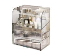 Organizador de Maquillaje Acrylic Cosmetic Display Cases with 2 Drawers and Large Capacity Skincare Storage Box,Make up Organizers and Storage for Vanity Bathroom Countertop Bedroom and Desk Organizad