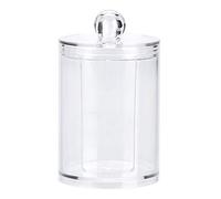 Organizador de Maquillaje, Caja de Almacenamiento de Almohadilla de Maquillaje Redondo y Acrílico, Organizador de Hisopo de Algodón de Maquillaje