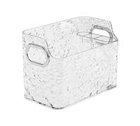 Organizador de maquillaje de baño, escaparates cosméticos transparentes,Caja cosmética transparente para baño | Armario de almacenamiento extraíble para baño, organizador pla, Gran transparente,