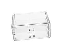 Organizador de Maquillaje de Dos Niveles Cajón, Ps Transparente