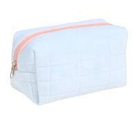 Organizador de maquillaje de mano, bolso de aseo de gran capacidad, bolsa de viaje para novia, boda, bolsa de viaje para amantes de la belleza, portadores de maquillaje profesionales, Blue, Talla