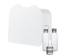 Organizador de Maquillaje de Pared - Estante de Almacenamiento de baño | Hecho a Mano con Dos Compartimentos | Organizador de Pared Antipolvo para, Bolas sanitarias y AC, Elegant