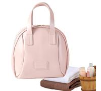 Organizador de maquillaje | de viaje de concha - de maquillaje de grandes dimensiones, para casa, hotel, camping, viajes, ir al gimnasio y vacaciones, Rosa, riferimento alla