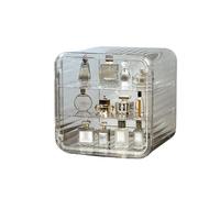 Organizador de Maquillaje Dust Water Proof Cosmetics Storage Display Case with Drawers, Cosmetic Display Box Suitable For Countertop Bathroom Dressing Table Bedroom Organizador de Cosméticos(D-2)