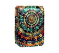 Organizador de Maquillaje,Estuche de lápiz Labial de Maquillaje para Mini Bolsa de cosméticos,Boho Mandalas Floral Vintage