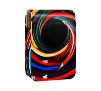 Organizador de Maquillaje,Estuche de lápiz Labial de Maquillaje para Mini Bolsa de cosméticos,Lápiz Colorido del Arco Iris