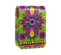 Organizador de Maquillaje,Estuche de lápiz Labial de Maquillaje para Mini Bolsa de cosméticos,Mandala étnica Estilo Boho