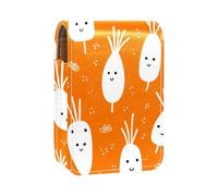 Organizador de Maquillaje,Estuche de lápiz Labial de Maquillaje para Mini Bolsa de cosméticos,Vegetales sin Costura de Zanahoria