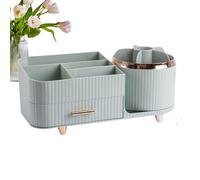 Organizador De Maquillaje Giratorio - Estante De Almacenamiento Giratorio, Soporte Para Cajón De Maquillaje | Pantalla De Transparente, Estructura Giratoria De 360 grados Para Colocar Lápiz