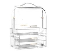 Organizador De Maquillaje Organizador De Maquillaje De Plástico, Caja De Almacenamiento De Cosméticos De Escritorio, Tocador, Producto Para El Cuidado De La Piel Organizador Cosmetico ( Color : Transp