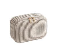 Organizador de maquillaje, organizador de terciopelo acanalado, organizador de maquillaje y portalápices, para mujeres, estudiantes, casa, oficina, viaje, sombras y pinceles, C, Fare riferimento alla