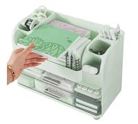 Organizador de Maquillaje Organizador Grande Y Decorativo para El | Organizador de Escritorio Decorativo Organizador Para Baño, Cocina, Armario Y Hogar, Artículos De Aseo Y Joyas