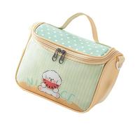 Organizador de maquillaje transparente con gancho seguro, bolsa de cosméticos de alta capacidad para viajes, viajes de negocios y escapadas de fin de semana, bolsa transparente para planificar la