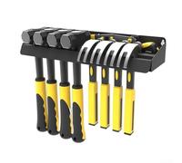 Organizador de martillo de acero para garaje, cobertizo de taller, solución de almacenamiento vertical para mantener las herramientas fácilmente accesibles (42,5 cm)