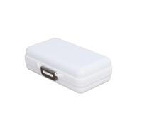 Organizador de medicamentos compacto y portátil para 7 días, caja de almacenamiento semanal con 7 compartimentos, estuche compacto para viajes