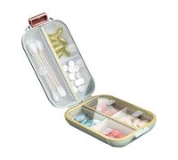 Organizador de medicamentos higiénico con múltiples compartimentos, cámaras selladas para el cuidado de la salud familiar, caja de gestión de píldoras de ancianos