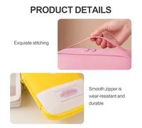 Organizador De Medicamentos Plegable De Gran Capacidad,Botiquín De Primeros Auxilios Multitamaño For Heridas,Bolsa Médica Pequeña Vacía Emergencias Al Aire Libre(Yellow,5.1x7.1in)