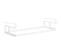 Organizador de metal para colgar debajo del estante, estante de almacenamiento ajustable extraíble, ahorro de espacio, estante adicional para despensa, baño, cocina, hogar, organizador multifuncional