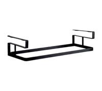 Organizador de metal para colgar debajo del estante, estante de almacenamiento ajustable extraíble, ahorro de espacio, estante adicional para despensa, baño, cocina, hogar, organizador multifuncional
