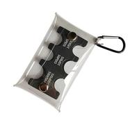 Organizador de Monedas japonés, Estuche Rectangular portátil para Monedas, portátil con 6 Ranuras para Mujeres, exhibición de Viaje, al Aire Libre, Hombres, Monedero, Monedero, Compras, Negro