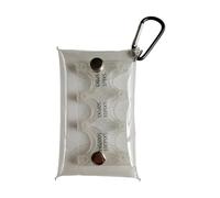 Organizador de monedas japonés, llavero transparente de viaje, dispensador de monedas japonés, regalos para mujeres y hombres, Clear
