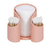 Organizador De Mostrador De Baño - Dispensador De Soporte Q Tips | Estuche Dispensaor De Puntas Travel-Q, Estuche Dispensadr De Escritorio De Viaje | Organizador Cosmético Seguro E Insípido Para Hil
