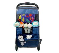 Organizador de múltiples compartimentos bolsa cochecito de bebé después de la botella de agua del pañal de juguete colgante de gran capacidad multifunción bolsa de los padres