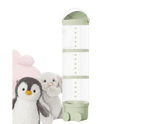 Organizador de muñecas transparentes: caja de contenedores de múltiples capas, tubo de juguete de felpa, cubo de muñecas para niños | Solución de ahorro de espacio para habitaciones para niños y organ