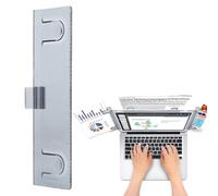 Organizador de notas adhesivas para monitor - Tablero porta documentos multiusos - Monitor de mesa Tablero de almacenamiento fácil de instalar para fotografías, papel A4, documentos, notas
