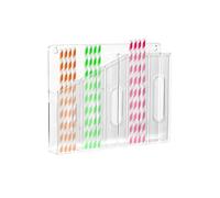 Organizador de Pajita de Puerta de Armario, Contenedor de Puerta de Armario de Cocina Ahorro de Espacio Organizador de Pajitas para Muebles de Cocina | Para Cucharas y Palillos y Varillas y Cepillos y