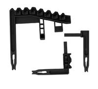 Organizador de Palos para Bolsa PP Soporte portátil para Ejes de Palos Soporte de Hierro para Bolsas de Golf y Equipos Deportivos Diseño Duradero, liviano y Resistente para Uso en (Negra)