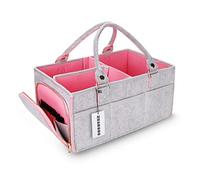 Organizador de pañales de bebé para niñas y niños, cesta de almacenamiento grande para guardería, bolsa portátil para cambiador y coche, regalos de baby shower, artículos esenciales para recién