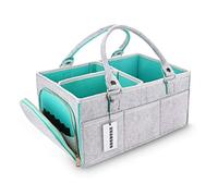 Organizador de pañales para bebé para niño o niña, cesta de almacenamiento grande para guardería, bolsa portátil para cambiador y coche, regalos de baby shower, artículos esenciales para recién