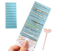 organizador de papel de aluminio, de almacenamiento de transferencia, compartimento de de impresión de calcomanías, colección de kits de estudio de salón, repositorio de contenedores