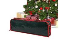 Organizador de papel de regalo, cajas grandes con asa, contenedor de papel de regalo con bolsillos interiores, para armario, dormitorio, ático, hogar, debajo de la cama, sótano, garaje