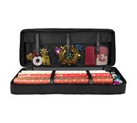 Organizador de papel de regalo de almacenamiento | Organización de papel de regalo de Navidad, organizador de Navidad, gran capacidad para cintas, etiquetas, tubos, decoración, sala artesanía, fiesta