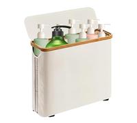 Organizador de papel higiénico del baño: cesta de rollo impermeable, estante de gabinete de ahorro de espacio, rejilla de esquina de mesa, organizador decorativo de tejido para el baño | PRÁCTICO DEL