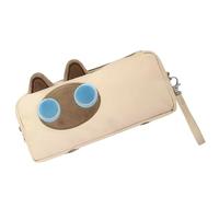 Organizador de papelería - Estuche para bolígrafos de gato, estuche multifuncional con cremallera, soporte para suministros de escritura, de escritorio escolar, kit de transporte portátil, organ