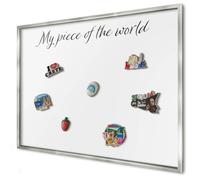 Organizador de Pared 100x70 cm | con Marco Plateado | My Piece Of The World