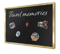 Organizador de Pared 60x40 cm | con Marco Dorado | Travel Memories